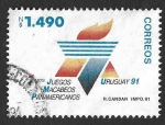 Sellos de America - Uruguay -  1369 - VII Juegos Macabeos Panamericanos