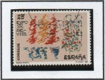 Stamps Spain -  Expo'92 Diseño Infantil