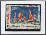 Sellos de Europa - Espaa -  Barcelona' 92 VIII Pre-Olímpica: Vela