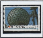 Stamps Spain -  Expo'92: Esfera Bioclimática