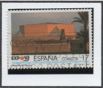 Stamps Spain -  Expo'92: Pabellón d' s XV