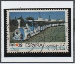 Stamps Spain -  Expo'92: Tren turistico