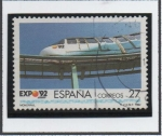 Sellos de Europa - Espa�a -  Expo d' Sevilla: Monorail