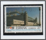 Stamps Spain -  Expo d' Sevilla: Auditorio