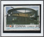 Stamps Spain -  Expo d' Sevilla: Avenida 1