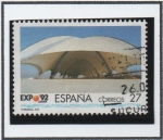Sellos de Europa - Espa�a -  Expo d' Sevilla: Terminal d' Ave