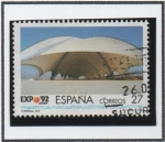Sellos de Europa - Espaa -  Expo d' Sevilla: Terminal d' Ave