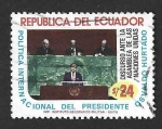 Sellos de America - Ecuador -  1049 - Discurso Ante la Asamblea de ONU