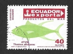 Stamps : America : Ecuador :  1134 - Ecuador Exporta
