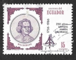 Stamps Ecuador -  1139 - 250 Años de la I Misión Geodesica