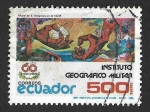 Stamps : America : Ecuador :  1177 - LX Aniversario del Instituto Geográfico Militar