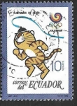 Sellos del Mundo : America : Ecuador : 1188 - Mascota JJOO de Seúl