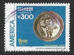 Stamps Ecuador -  1228 - UPAE Cerámica Precolombina