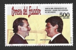 Stamps : America : Ecuador :  1275 - Visita del Presidente de Bolivia a Ecuador