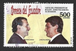 Stamps : America : Ecuador :  1275 - Visita del Presidente de Bolivia a Ecuador