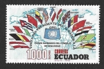 Sellos de America - Ecuador -  1277 - Visita del Presidente de Ecuador a la ONU