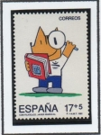 Sellos de Europa - Espaa -  Juegos d' l' XXV Olimpiada Barcelona'92: Cobi Filatélico