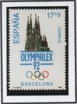 Stamps Spain -  Juegos d' l' XXV Olimpiada Barcelona'92: Olimphilex