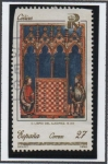 Sellos de Europa - Espa�a -  Patrimonio Artístico Nacional: Códices. Libro d' l' Juegos d Ajedrez