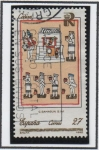 Stamps Spain -  Patrimonio Artístico Nacional: Códices. Historia d' l' nueva España