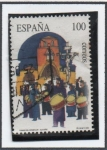 Stamps Spain -  Exposición Filatélica Nacional, Desfile Procesional d semana Santa