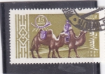 Stamps : Asia : Mongolia :  correo a camello