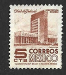 Stamps Mexico -  857 -  Edificio moderno en Ciudad de México