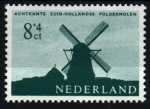 Sellos de Europa - Holanda -  serie- Molinos