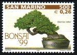 Stamps San Marino -  Expo Bonsai'99