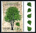 Stamps Estonia -  Abedul rizado