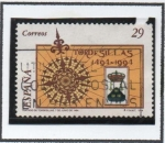 Stamps Spain -  Tratado d' Tordesillas