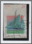 Stamps Spain -  Barcos d' Época: Saltillo
