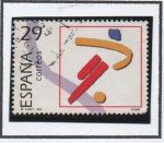 Stamps Spain -  Deportes Olímpicos d' Oro: Futblo