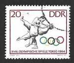 Stamps Germany -  708 - XVIII JJOO Tokio (DDR)
