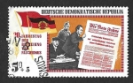 Stamps Germany -  B127 - XX Aniversario de la Liberación del Fascismo (DDR)