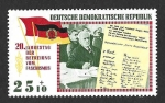 Sellos de Europa - Alemania -  B131 - XX Aniversario de la Liberación del Fascismo (DDR)