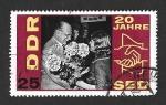 Stamps Germany -  829 - XX Aniversario del Partido Socialista Alemán (DDR)