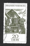 Stamps Germany -  877 - 900 Aniversario del Castillo de Wartburg (DDR)
