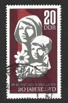 Sellos de Europa - Alemania -  899 - XX Aniversario de la Federación Democrática de Mujeres de Alemania (DDR)
