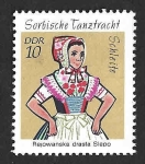 Stamps Germany -  1297A - Traje de Baile (DDR)