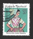 Stamps Germany -  1297B - Traje de Baile (DDR)