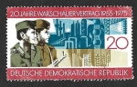 Stamps Germany -  1638 - XX Aniversario de la Firma del Tratado de Varsovia (DDR)