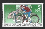 Stamps Germany -  1722 - XXI JJOO Montreal (DDR)