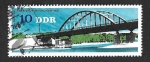 Stamps Germany -  1757 - Puente del lago Templin (DDR)