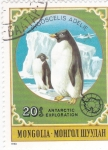 Sellos de Asia - Mongolia -  Pingüino Adelia (Pygoscelis adeliae)