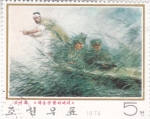 Stamps North Korea -  PINTURA-