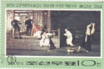 Stamps North Korea -  OPERA-hermana ciega