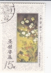 Stamps : Asia : North_Korea :  PINTURA-flores