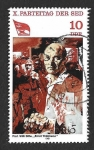 Stamps Germany -  2172 - Pintura: Congreso del Partido Comunista (DDR)