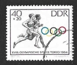 Stamps Germany -  B118 - XVIII JJOO de Tokio (DDR)